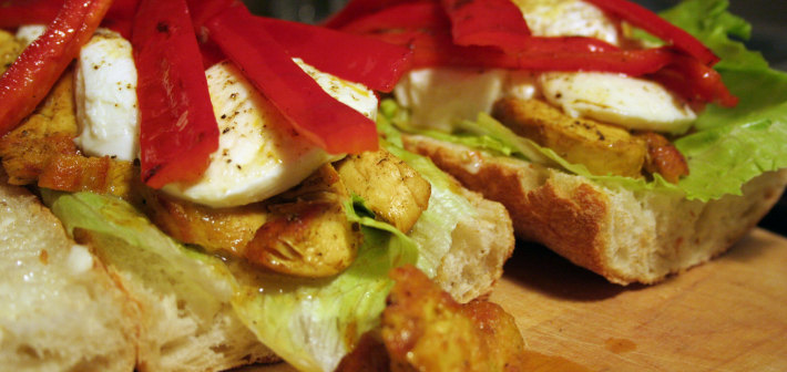 Hähnchen-Ciabatta