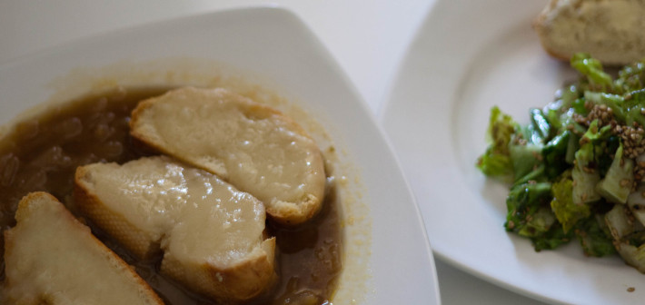 Französische Zwiebelsuppe