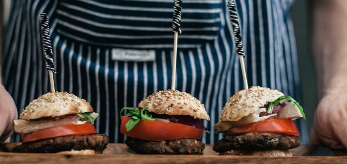 Schwarze-Bohnen-Burger