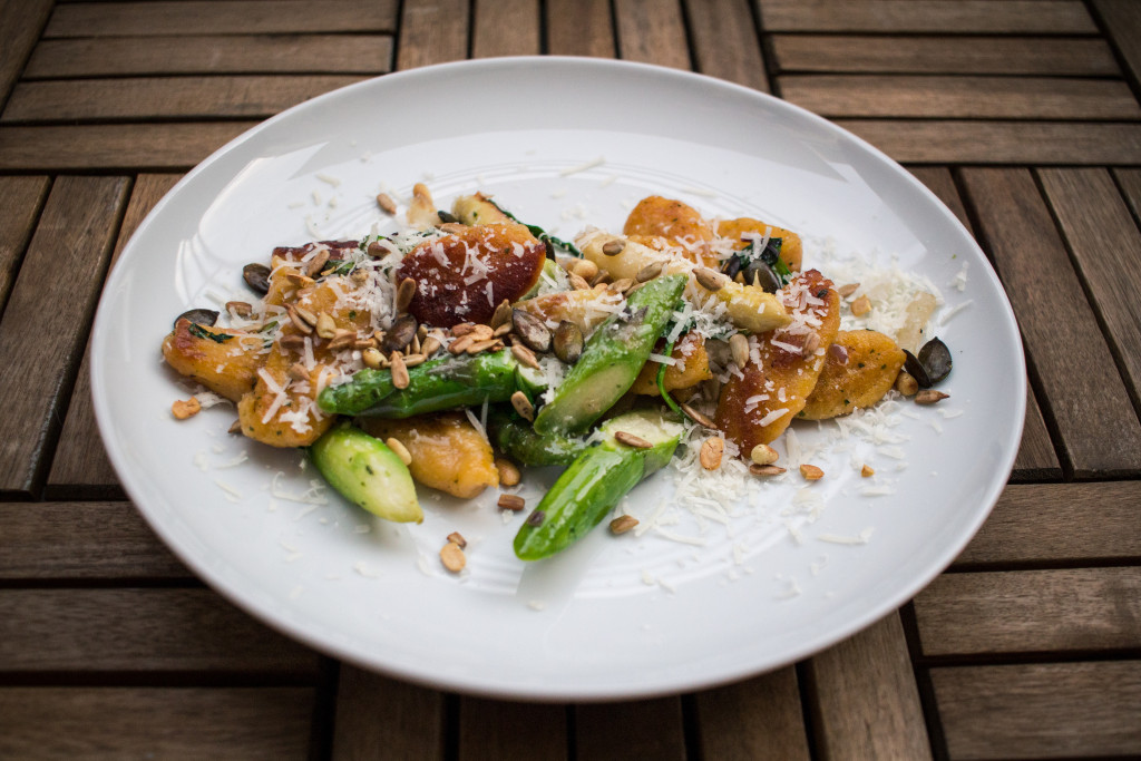 Spargel-Gnocchi