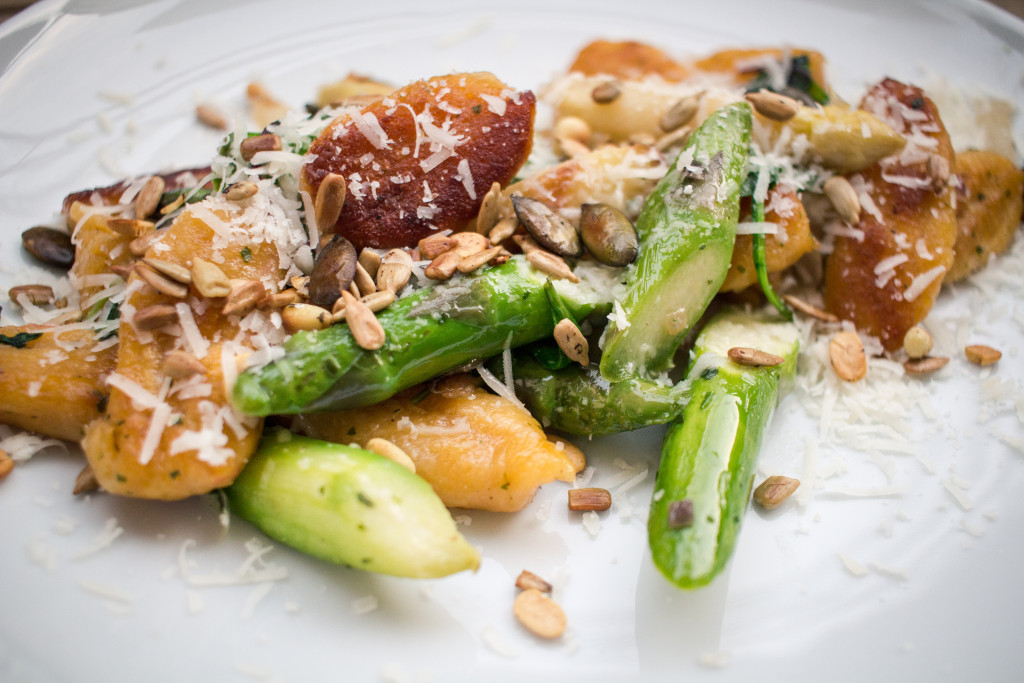 Spargel-Gnocchi