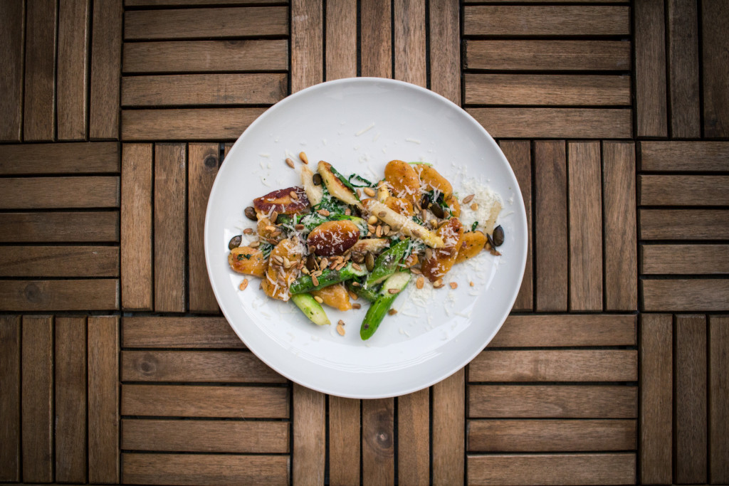 Spargel-Gnocchi