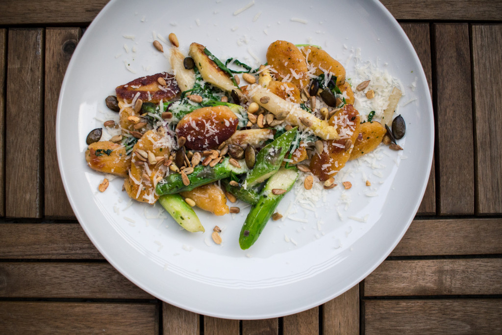Spargel-Gnocchi