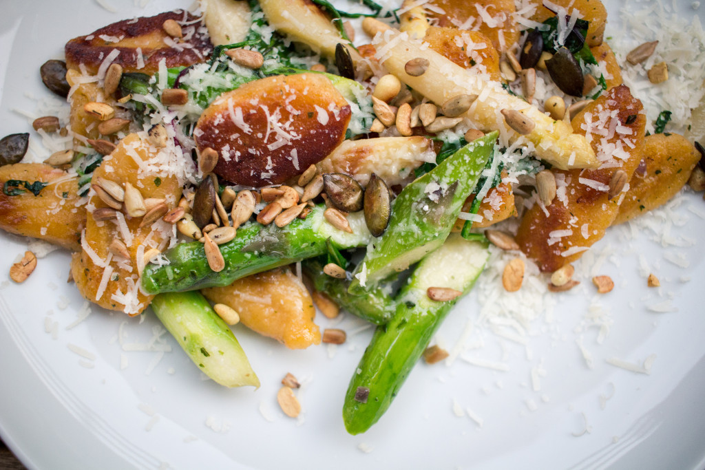 Spargel-Gnocchi