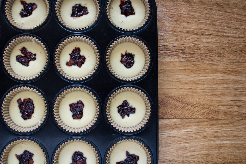 Rhabarbermuffinteig