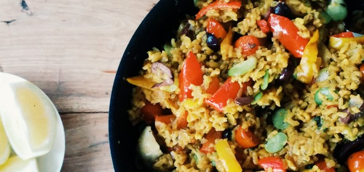 Und es war Sommer … Gemüse-Paella