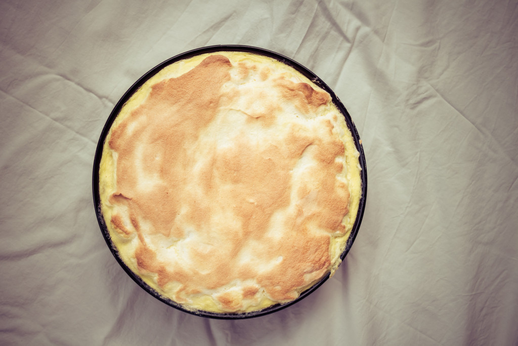 Mohnkuchen frisch aus dem Ofen