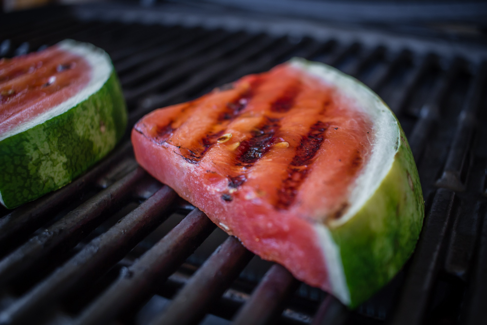 Gegrillte Melone