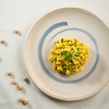 Pastasalat mit Kichererbsen